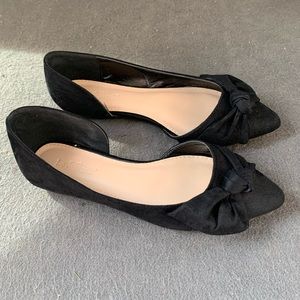 Lovmark black suede flats